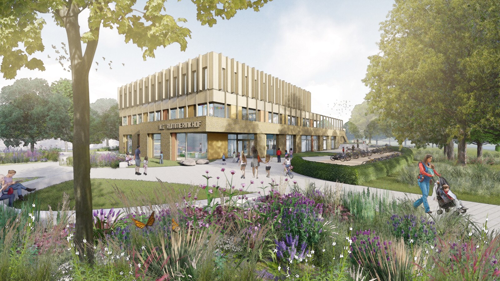 Nieuwbouw Integraal Kindcentrum Rummerinkhof in Haren